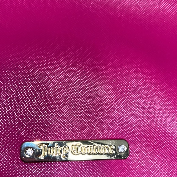 Juicy couture pink tote bag with black and white stripes. - Picture 13 of 16